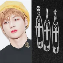 KPOP DNA Корейская звезда V Модные ювелирные изделия серьги для мужчин женщин Bangtang мальчиков рок-жеребец серьги унисекс ювелирные изделия подарок bijoux