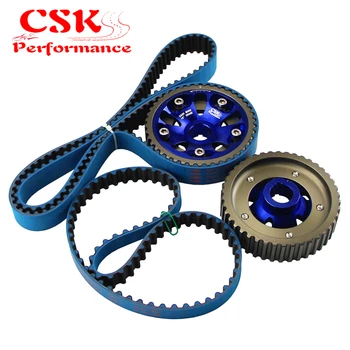 

Adjustable Black Cam Gears w/ Timing Belt Fits For Honda Prelude H22 DOHC VTEC 93-01 Black/Red/Blue