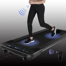 Black Remote Control Electric Treadmill Mini Electric Running Training Fitness Treadmill Home Sports Mute Fitness Equipment