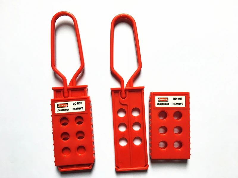 Nylon Bloqueio Hasp Ferrolho de Bloqueio Não-condutora 10 Peças Lote