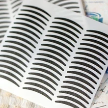 72 пара/лот черная полоса макияж Двойная лента для век подводка для глаз Двойной век наклейка лента техническая подводка для глаз ленты