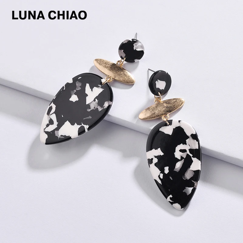 Новое поступление дизайнерские яркие серьги подвески LUNA CHIAO в виде полумесяца