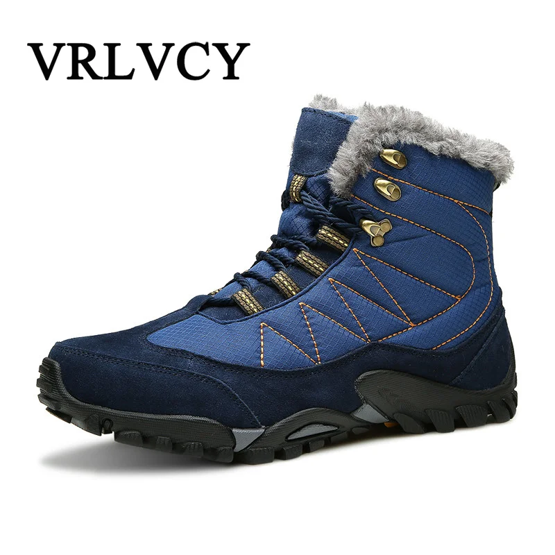 

2018 Autumn winter Men Boots Winter trend Boots for Man Footwear New Men Keep warm Casual Fashion Plush Shoes