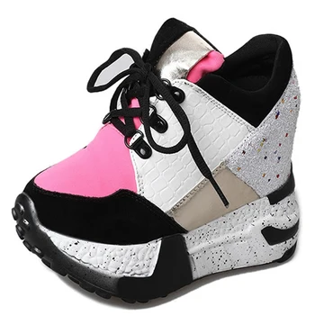 

Student Korean Fashion Women Shoes Spring And Autumn Wild Casual Shoes New 11 Cm Thick Bottom Increased Women Shoes