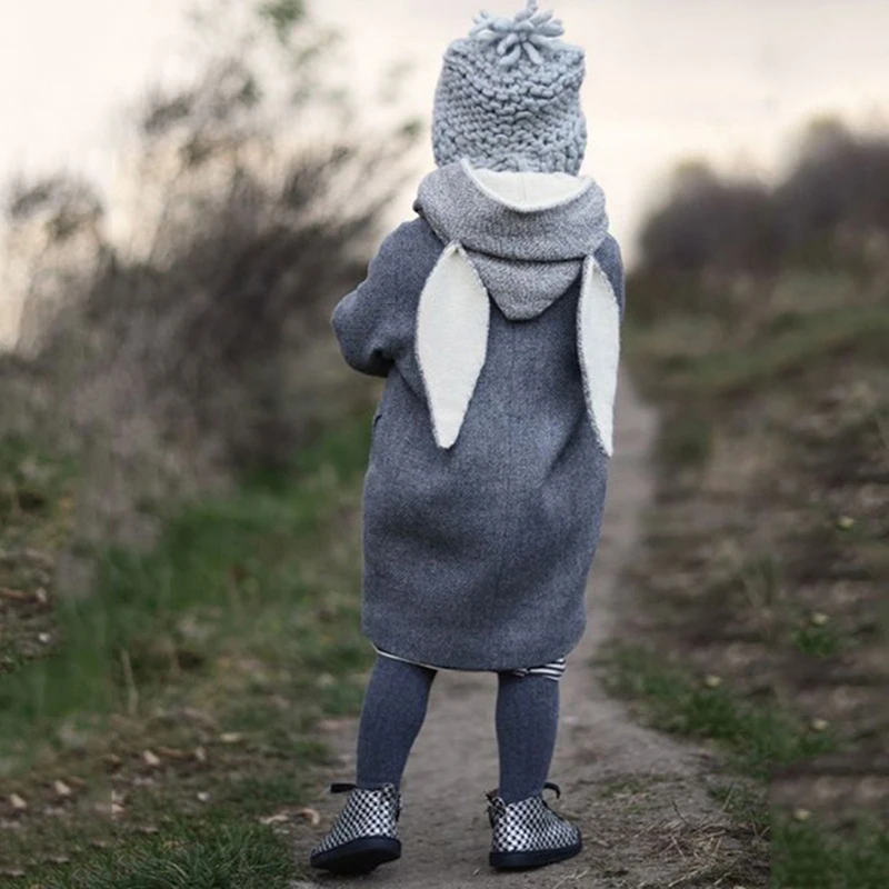 

Baby Girls Fashion Coats Long Warm Winter Kids Jackets Hooded Boys Cute Coats High Quality Jacket Kids