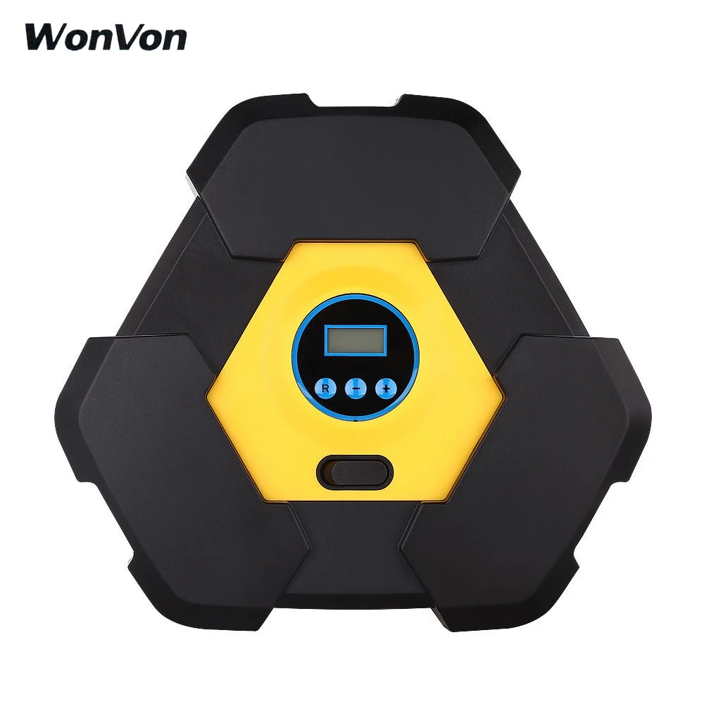 WONVON 12 вольт цифровой насос для накачивания велосипедных шин 150 psi воздушный