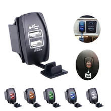 1 шт. Универсальный двойной USB Автомобильное зарядное устройство адаптер питания 12-24 В 3.1A двойной USB разъем зарядное устройство для iPhone 5 6 6S Ipad samsung планшет