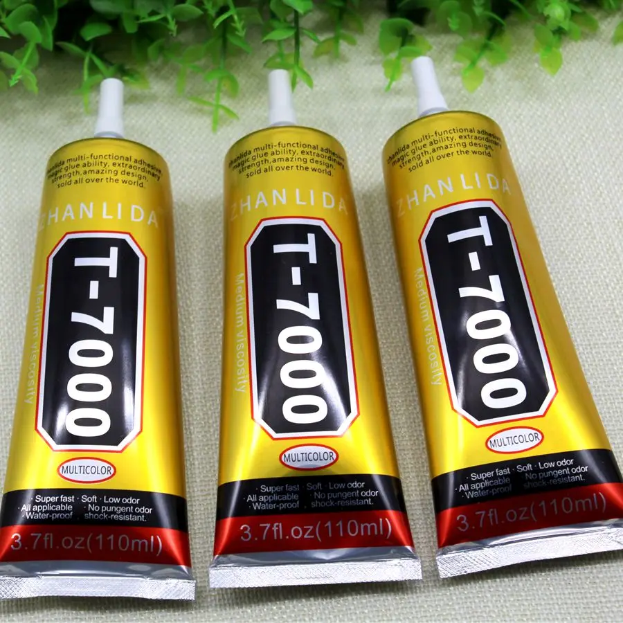 110ml T 7000 more powerful new epoxy resin adhesive T7000 black liquid glue super sealant