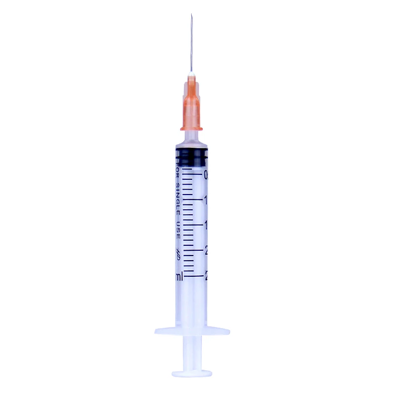2ml Disposable Plastic Industry Syringe with Needles 2.5ml 3ml sterile Injector,30pcs