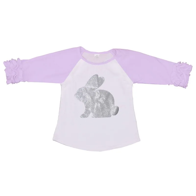 Коллекция года наряды на день Св. Патрика детская одежда регланы верх футболки детские с оборками регланы детская одежда с рисунками кролика