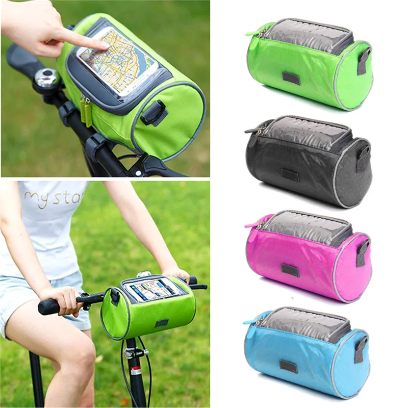 

Waterproof 3 in 1 Bicycle Front Tube Bag Touch Screen Cycling Handlebar Bag MTB Bike Frame Pannier Bike Phone Holdres Bags