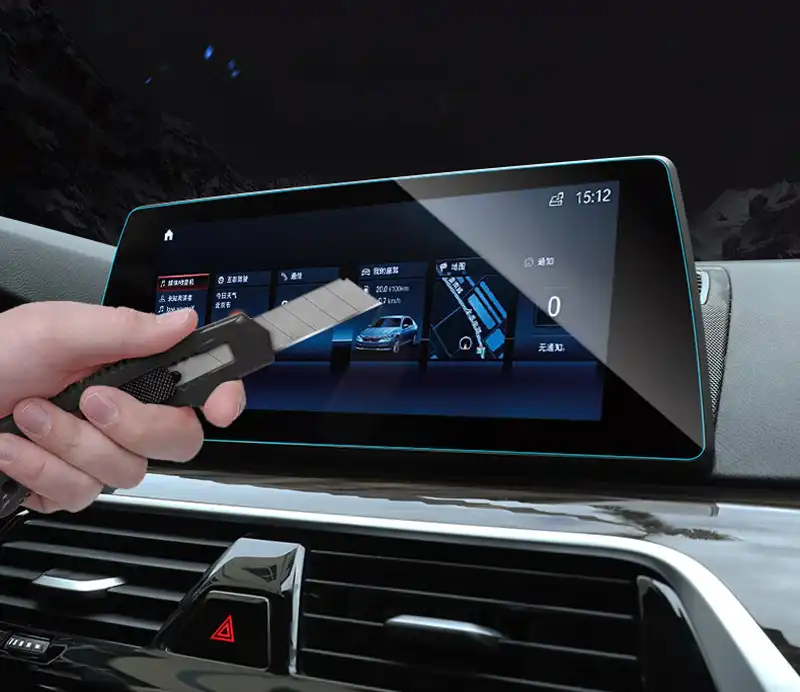 For Bmw 1 Series F 12 17 Bmw 2 Series Coupe F22 14 17 Navigation Tempered Glass Screen Protector Cover Protective Film Interior Mouldings Aliexpress