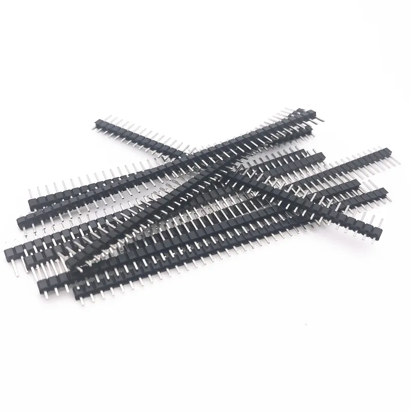 

50pcs 2mm 40 Pin Male Single Row Pin Header Strip, pin header 2.0mm male pin header connector