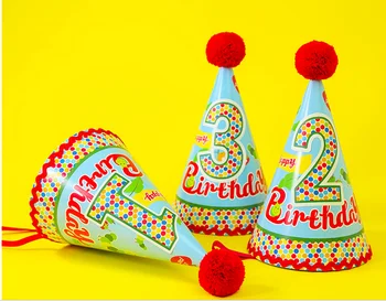 

Baby Birthday Party Hat With Numbers (10 Piece/Lot With Number from 1 to 10)