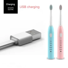 Ультразвуковая Чистка 5 передач Регулируемый режим зубная щетка с 4 щетками@ ME88