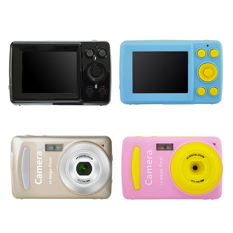 Mini cámara Digital de 2,4 pulgadas, videocámara de 16 MP, cámara multicolores para niños, 720 P HD, Mini cámara de vídeo, mejor regalo para niño