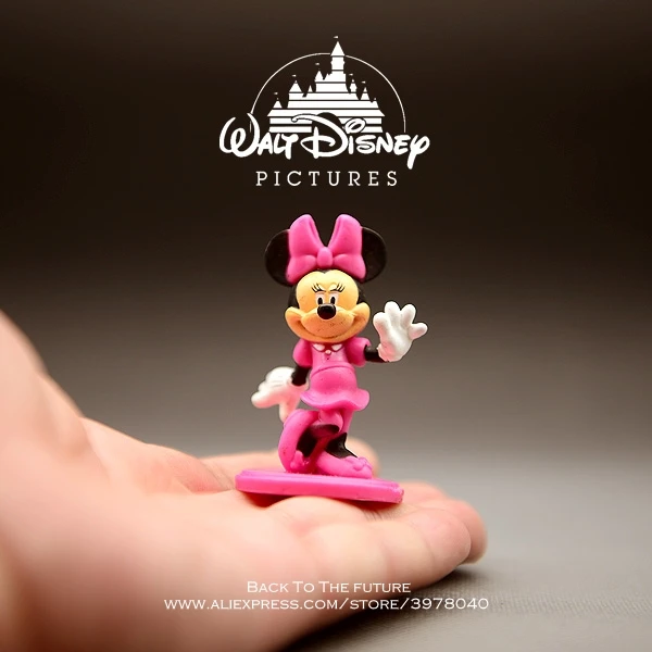 

Disney Mickey Mouse Minnie 6cm mini doll Action Figure Posture Anime Decoration Collection Figurine Toy model children gift
