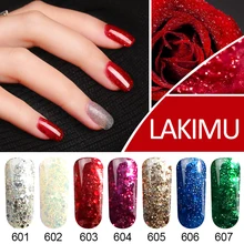 Lakimu 3D Diamond блеск Bluesky гели для ногтей Лаки прочного Super Star Soak Off УФ гель светодиодный Гель-лак для ногтей Permanente набор для акриловых ногтей