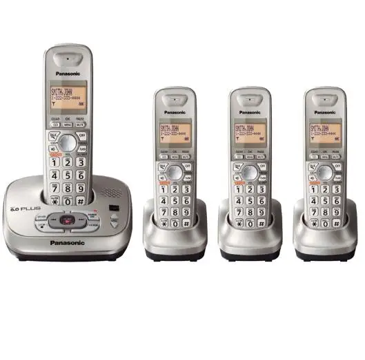 DECT 6,0 Plus цифровой беспроводной телефон с внутренней связью ID Домашний Беспроводной телефон английский испанский язык - Цвет: Five Handsets