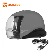 USHARE USB электрическая точилка для карандашей простой Бизнес Стиль точилка электрическая точилка для карандашей автоматический, настольный Школа Офис