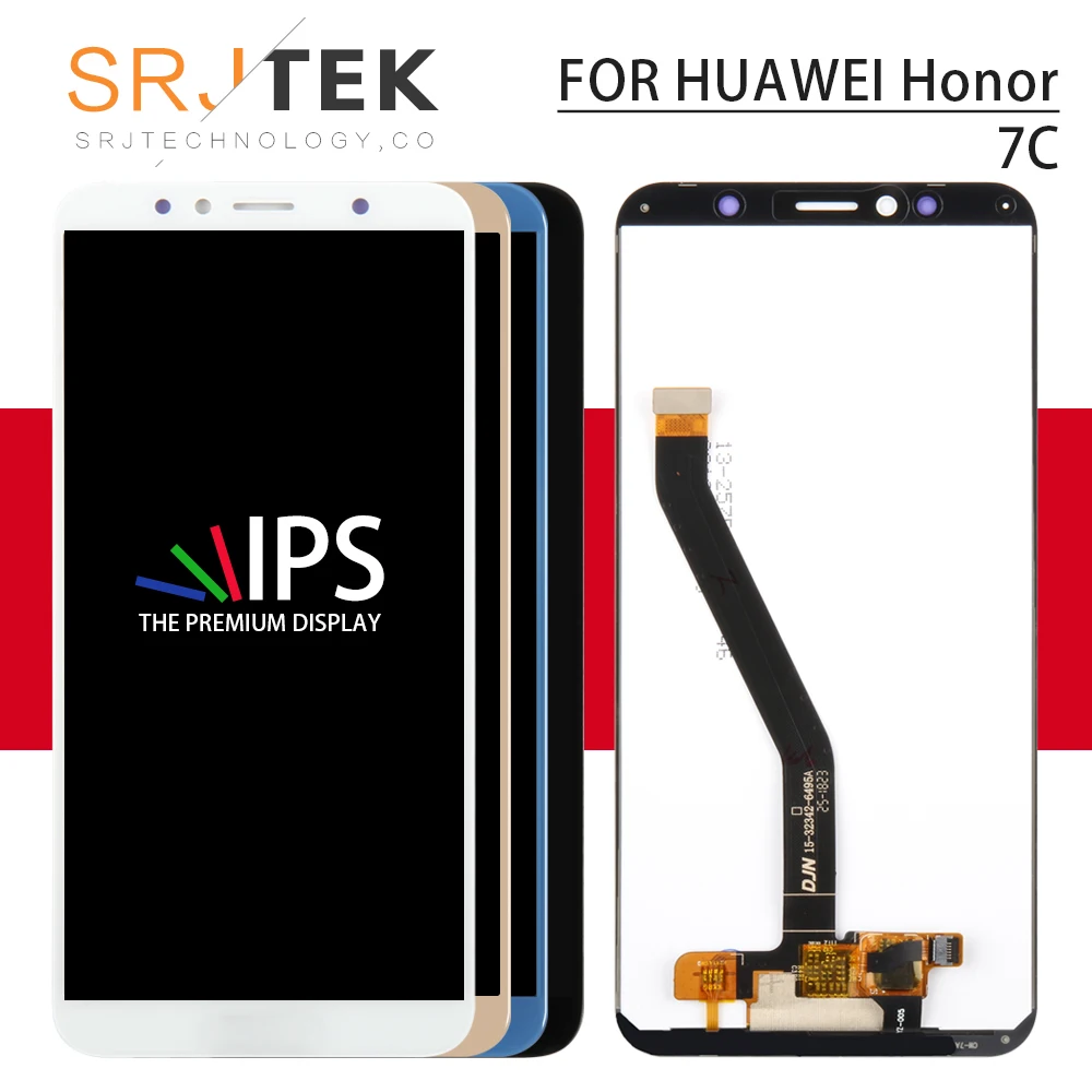 

Srjtek 2018 LCD For Huawei Honor 7C Display Touch Screen Digitizer Frame 5.7'' For Huawei Honor 7A pro LCD Replacement AUM-L41