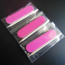 50 шт. мини маникюрный набор для педикюра комплект одноразовые комплект для ногтей отель Маникюр Инструмент ЕВА пилочка для ногтей кутикулы деревянной палочкой