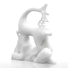 Tooarts 3D Dicetak Rusa Patung Bernyanyi Awalnya Dirancang Dekorasi Rumah Furnishing Ornamen Karya Seni Untuk Rumah Kantor(China)