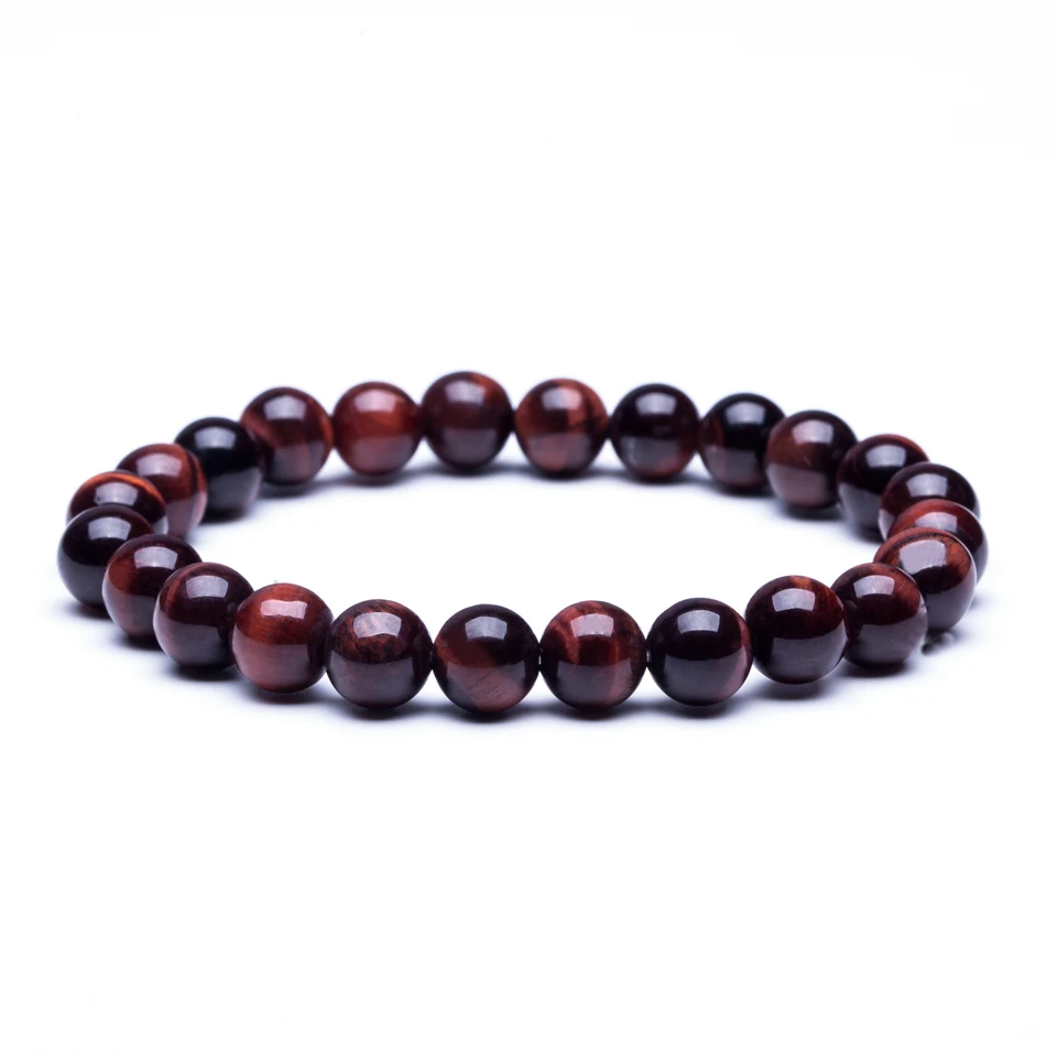 

Natural Stone Beaded Bracelet Tiger Eye Lava Healing Balance Opal Beads Bracelets for women & men jewelry Accessories Wholesale