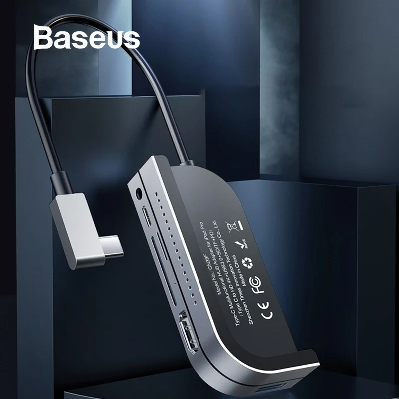 

Baseus USB C HUB to Multi USB 3.0 HDMI for Huawei Matebook X Pro USB Splitter Adapter Dock for Samsung S10 S9 USB C HUB