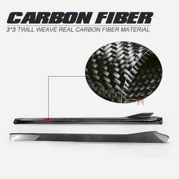 

For Porsche 2016 On Boxster 718 Cayman 982 EPA Type Carbon Fiber Side Skirt Extension Glossy Finish Door Step Cover Fibre Trim