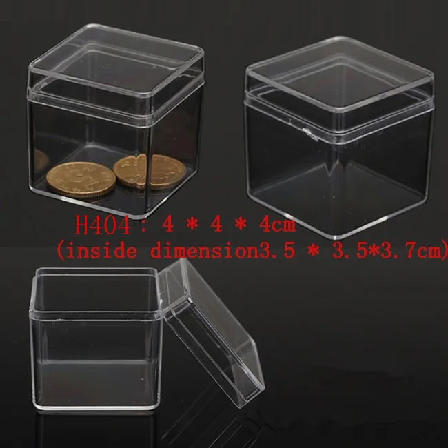 5 шт./лот, Высококачественная квадратная маленькая коробка, PS прозрачная пластиковая коробка для хранения, коллекционная коробка для демонстрации