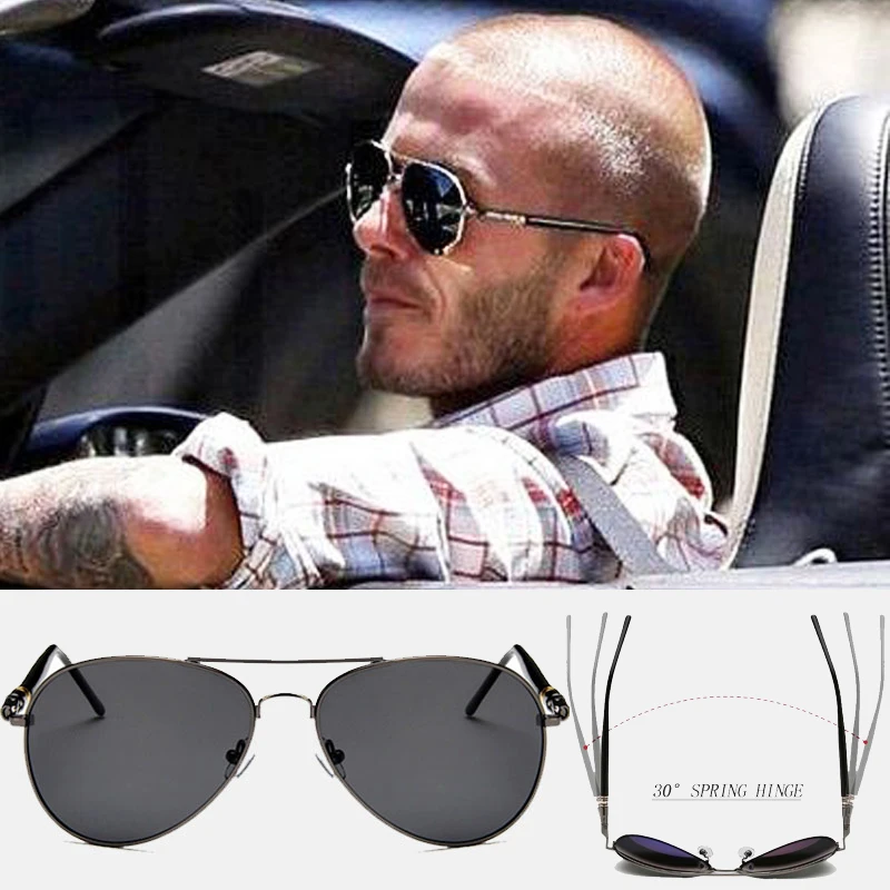 

2019 Spring Leg Metal Frame Polarized Sunglasses Men Brand Design Pilot Aviation Sunglasses Men Vintage Driving Ourdoor UV400