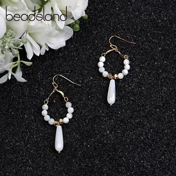 

Beadsland Drop Earrings Glass Beads Fashion Cute Romantic Design Women Girls Dancing Party Christmas Gift 38505