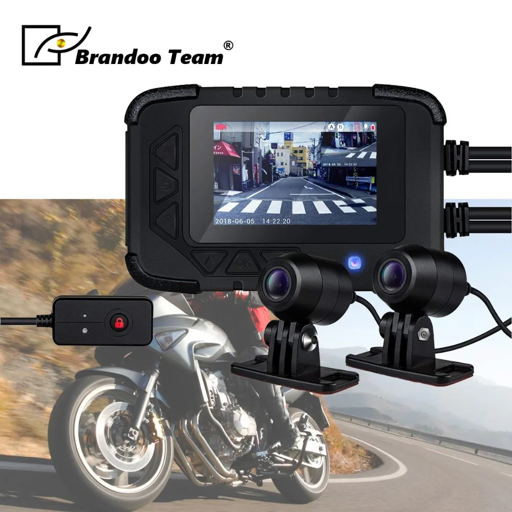 

Motorcycle Camera DVR 1080P motorbike video recorder dual lens cameras dash cam 150 degree wide angle