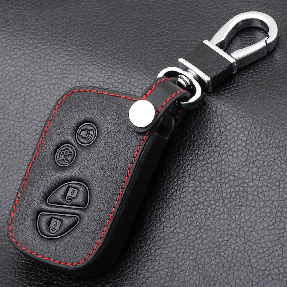 Кожаный чехол для автомобильных ключей 4btns Lexus Smart Key ES 300h 250 350 IS GS CT200h RX CT200 ES240 GX400