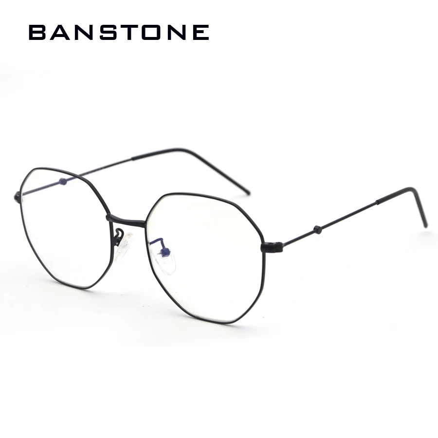 

Computer Glasses Spectacle Frames Anti Blue Light Goggles Anti Glare Eyeglasses Frame Women Round Clear Lens Fake Glasses