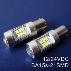 Высокое качество 12/24vac/DC BA15S BAU15S PY21W P21W 1141 1156 грузовик, грузовой автомобиль светодиодные лампы, указатель поворота Бесплатная доставка 50