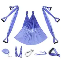 Strong โยคะสวิง Hammock Aerial Trapeze Inversion Anti-gravity สายรัดสูงผ้า Decompression