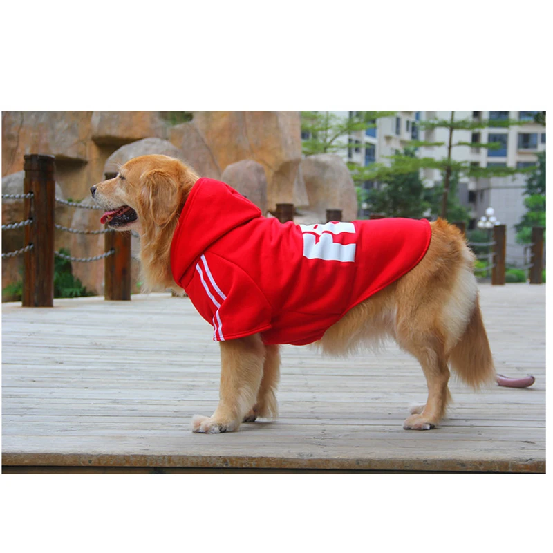 Куртка AHUAPET dog fbi, одежда для собак adidog, костюм в стиле fbi, зимняя теплая одежда для больших собак, одежда для бульдога F