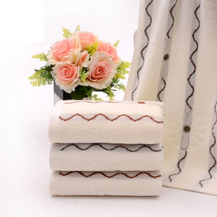 Conjunto de Toallas de baño de lujo decorativas suaves y elegantes, toalla con bucles 100% algodón bordada, Juego de toalas