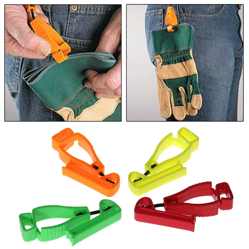 

Plastic Glove Clip With Protective Holder Safety Work Gloves Utility Guard Clip