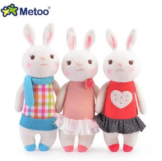 

11 Inch Metoo Doll Rabbits Mini hot Plush Sweet Cute Lovely Stuffed Baby Kids Toys for Girls Birthday Christmas Gift