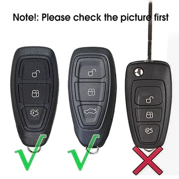 

Car Key Case Cover Shells For Ford Focus Fiesta Kuga C-Max Galaxy Accessories