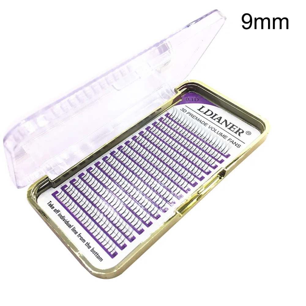 

Eyelash Cluster 1Box Individual False Eye Lashes Wave Mink 0.1D Black Silk Eyelashes Extension for Women 2019