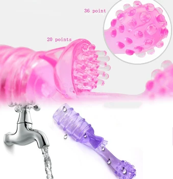 Finger Vibrator Female Masturbation Clit G spot Orgasm Massager Stick Dildo Triple Vibrating Stick Sex Toys for women products 3