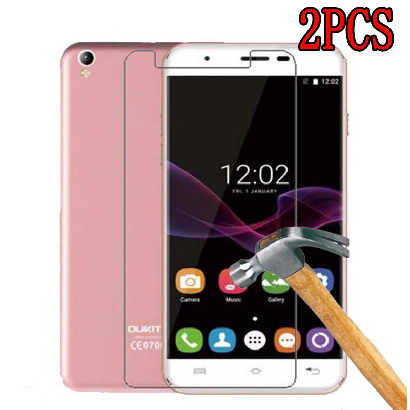 2PCS Tempered Glass For OUKITEL U7 MAX Protective Film 9H Screen Protector Explosion-proof | Мобильные телефоны и
