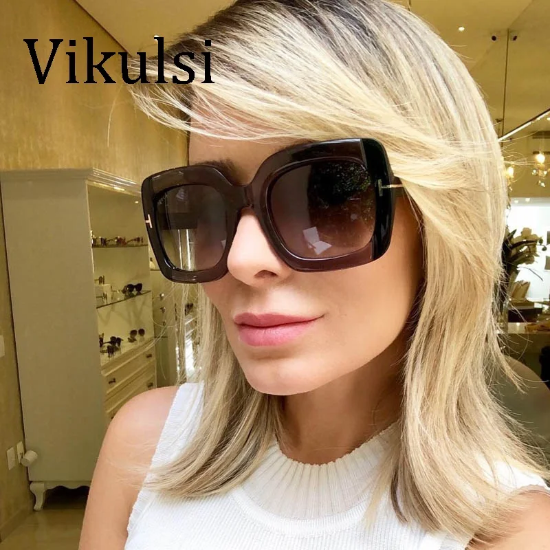 

Women Unique Square Sunglsses 2018 New Brand Designer T Frame Vintage Sun Glasses Male Female UV400 Oculos De Sol Goggles Oculos