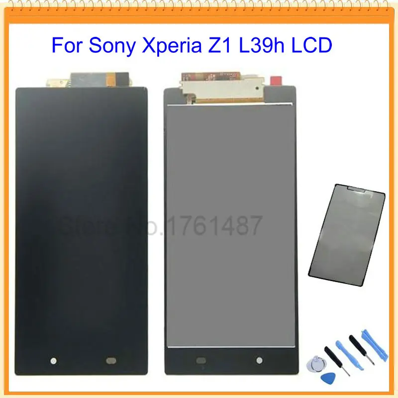 Black For Sony xperia Z1 L39H C6902 C6903 LCD Screen Display with touch screen digitizer Assembly