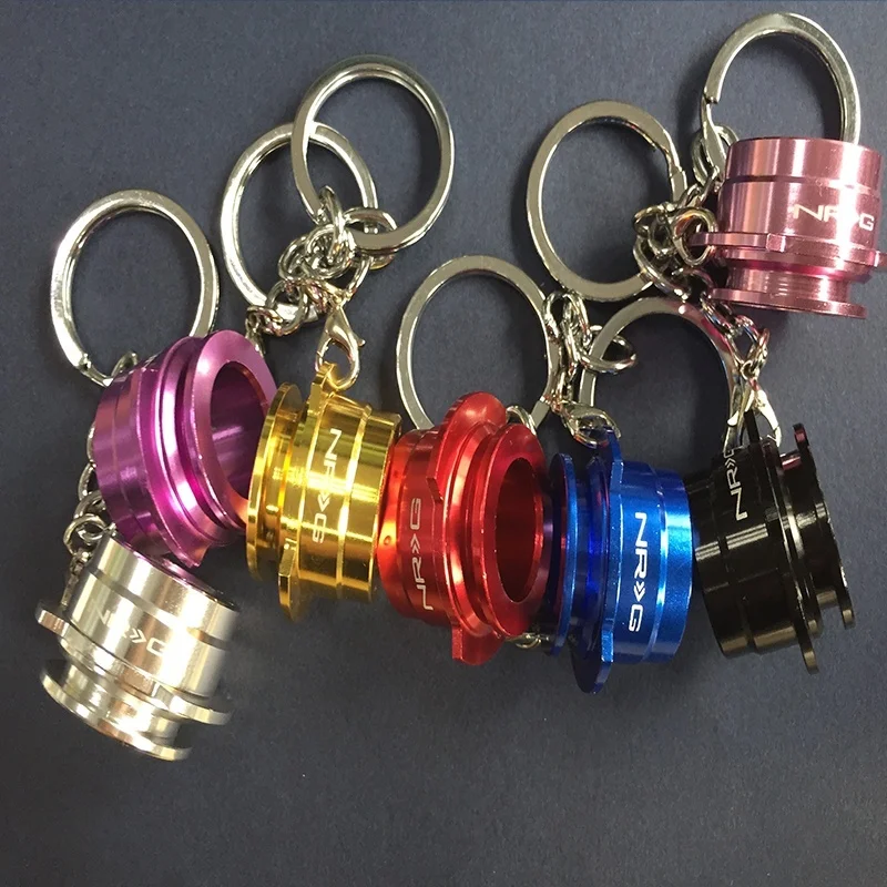 1 pcs Fashion NRG Keychain Creative Key Chain NRG Steering Wheel Quick