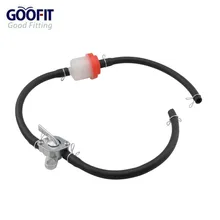 GOOFIT топливный петух масляный фильтр топливная линия для 50cc 110cc 125cc 150cc 250cc ATV питбайк красный A012-629